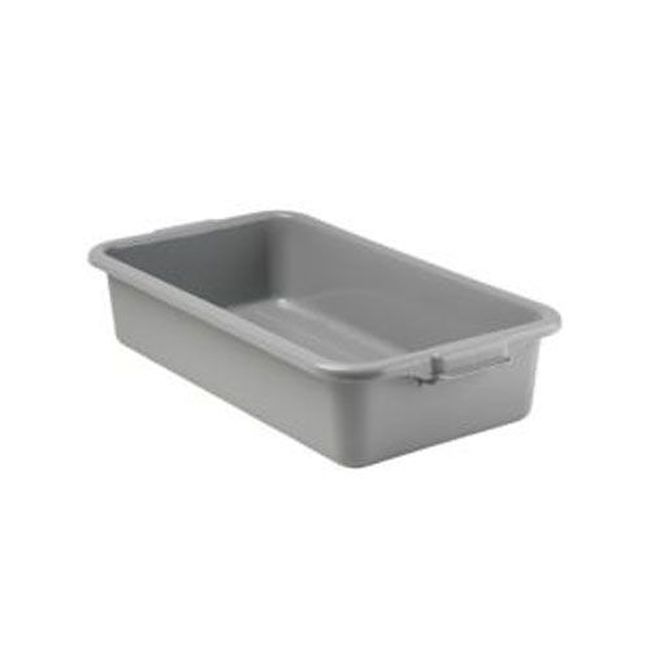 Vollrath 1529-31 Traex Polyethylene Gray 1 Compartment Bus Box, 23.5 X 12 X 5.25 In