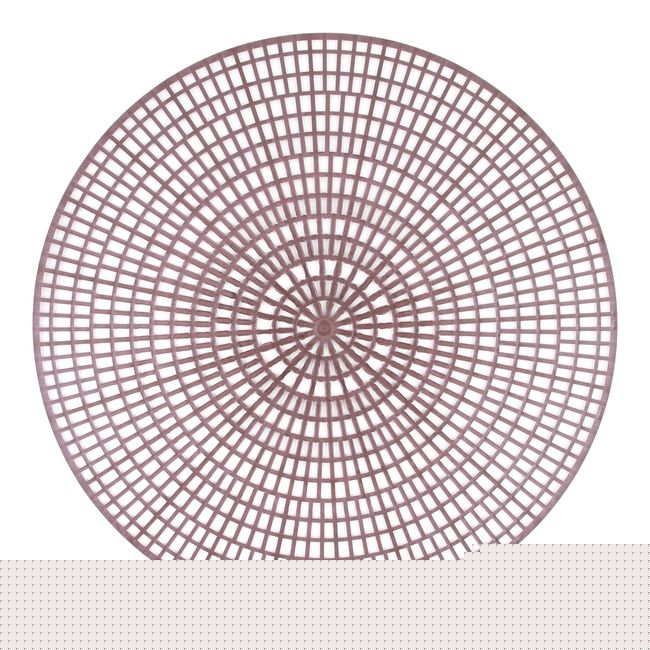 Vollrath 1620-01 Round Chocolate Antiskid Mat, 14.5 In