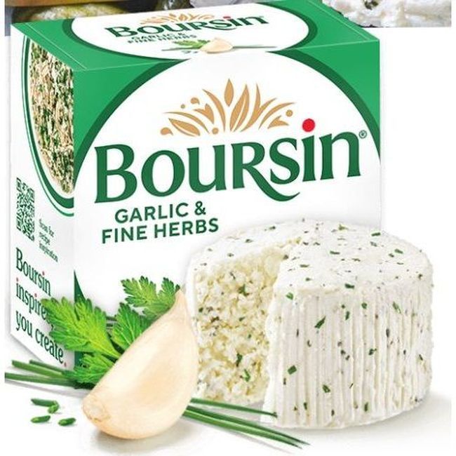 Boursin Fromage À L'ail Et Aux Fines Herbes, 250 G -- 8 Par Caisse