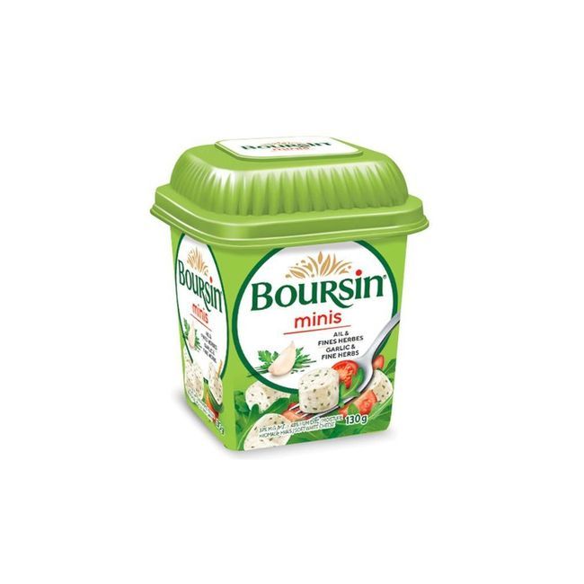 Boursin Minis Fromages À L'ail Et Aux Fines Herbes, 130 G -- 6 Par Boîte