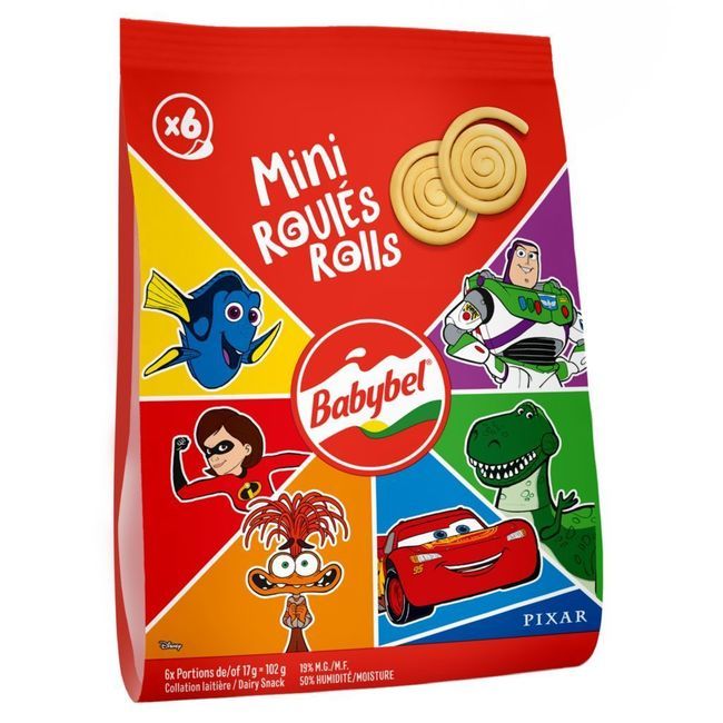 Babybel Mini Rouleaux, 102 G -- 8 Par Boîte