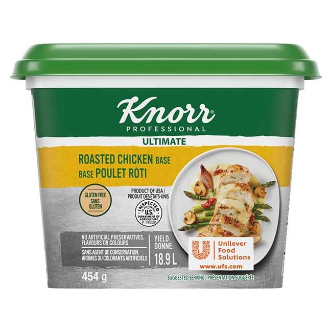 Knorr Professional Ultimate Roasted Chicken Bouillon Base, 454 G