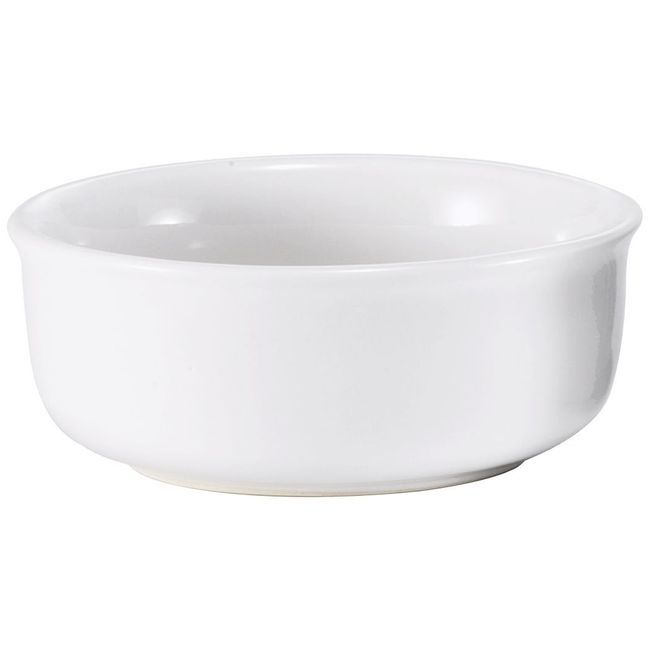 Browne Porcelain White Ramekin, 8 Oz Capacity
