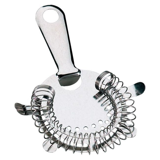 Browne Stainless Steel Body And Spring Bar Strainer, 6 In