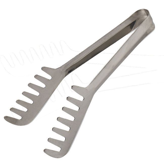 Browne Stainless Steel Spaghetti Tong, 7.5 In