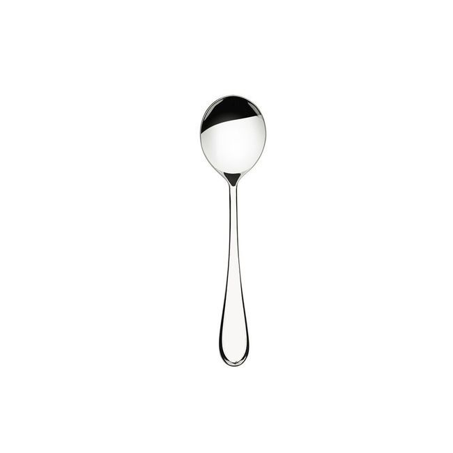 Browne Lumino 18/0 Stainless Steel Mirror Finish Dessert Spoon, 7.75 In -- 12 Per Case