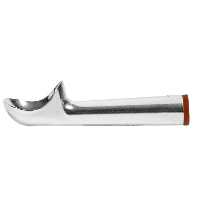 Browne Aluminum Red Size 24 One-piece Ice Cream Dipper, 1.5 Oz Capacity
