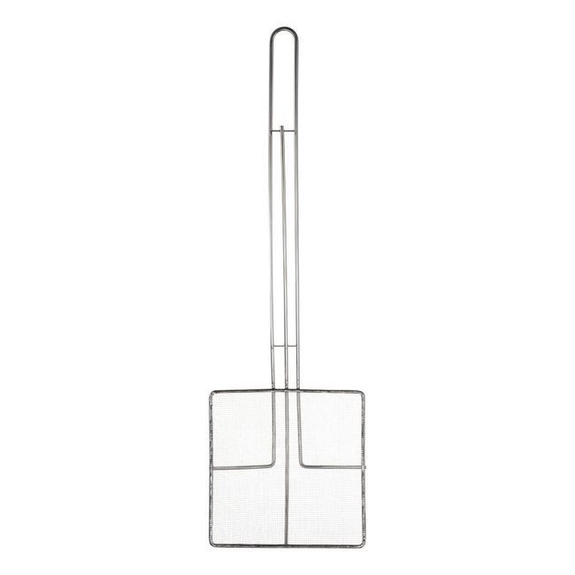 Browne Nickel Plated Square Fine Mesh Skimmer, 6.5 In