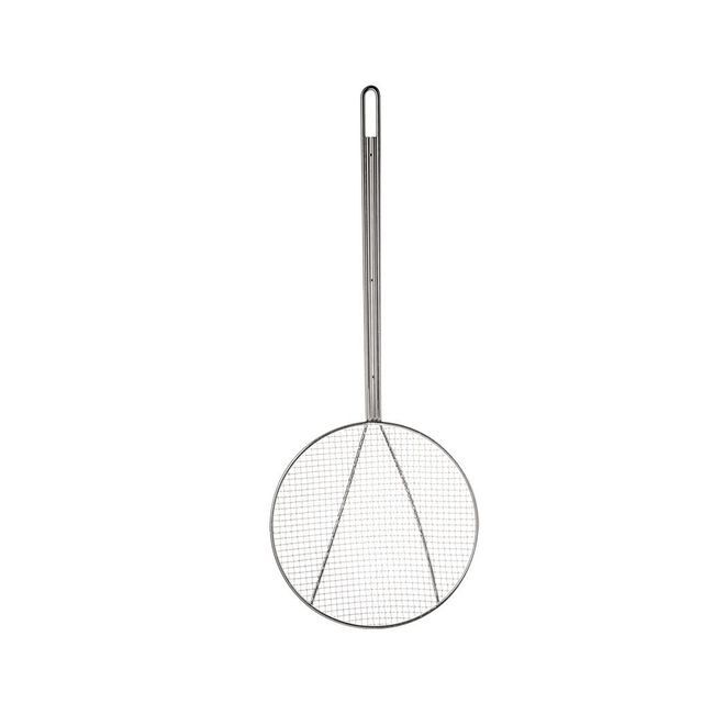 Browne Square Mesh Nickel Plated Skimmer, 8 In