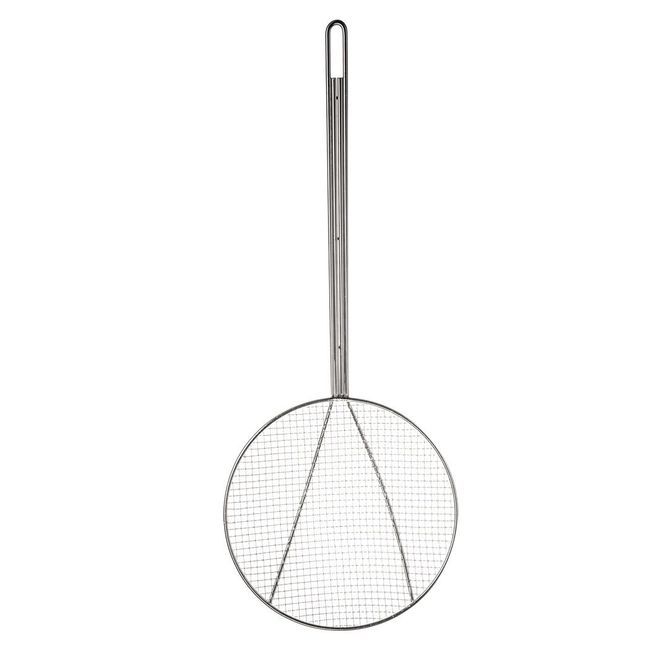 Browne Square Mesh Nickel Plated Skimmer, 12 In
