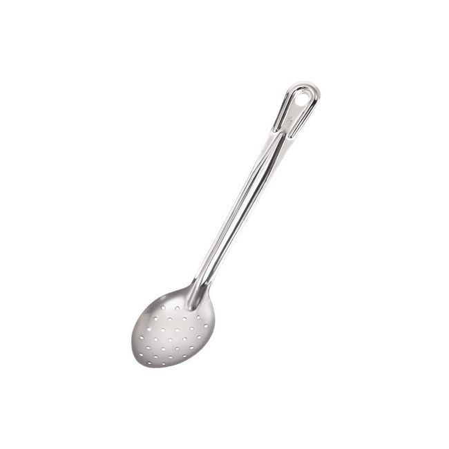 Browne Conventional 1.0 Mm Thickness Stainless Steel Perforated Serving Spoon, 11 In