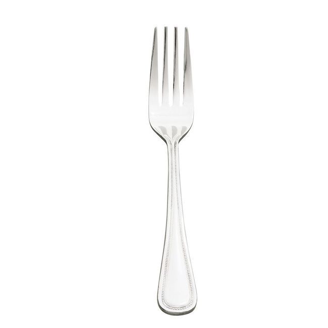 Browne Contour 18/0 Stainless Steel Mirror Finish Dinner Fork, 7.8 In -- 12 Per Case