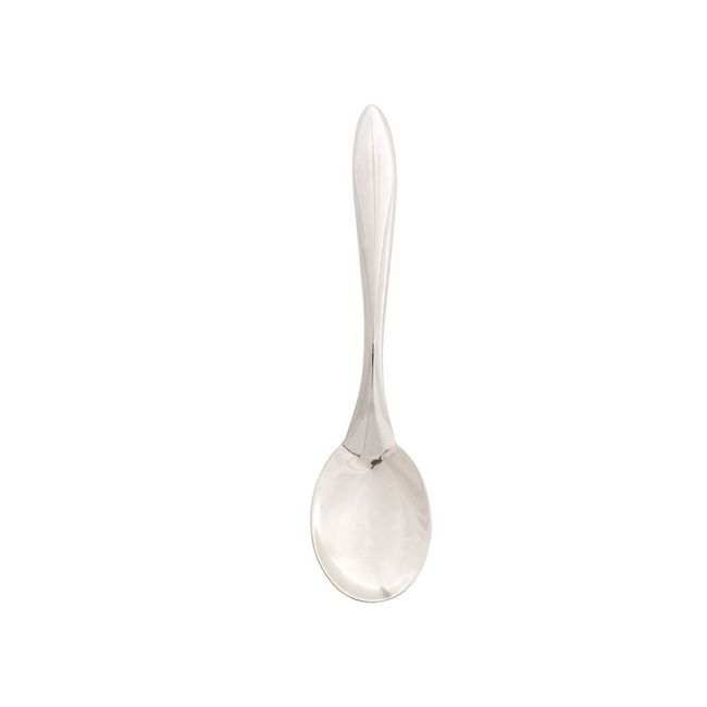 Browne Eclipse 18/8 Stainless Steel Mirror Finish Solid Spoon, 10 In