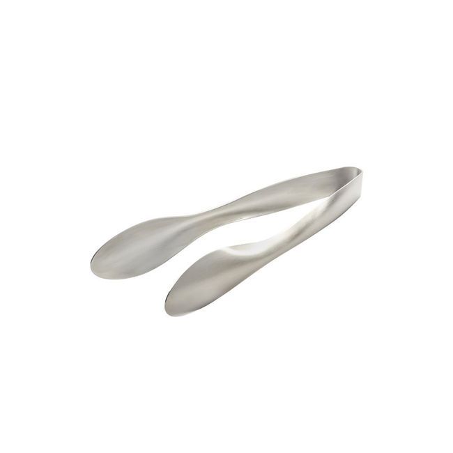 Browne Eclipse 18/8 Stainless Steel Satin Finish Serving Tong With Brushed Handle, 6 In