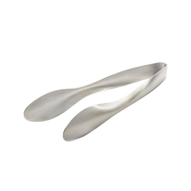 Browne Eclipse 18/8 Stainless Steel Satin Finish Serving Tong With Brushed Handle, 9.5 In
