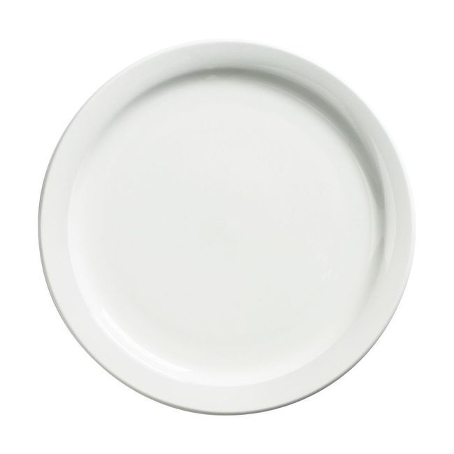 Browne Palm Porcelain White Side Plate, 5.5 In -- 36 Per Case