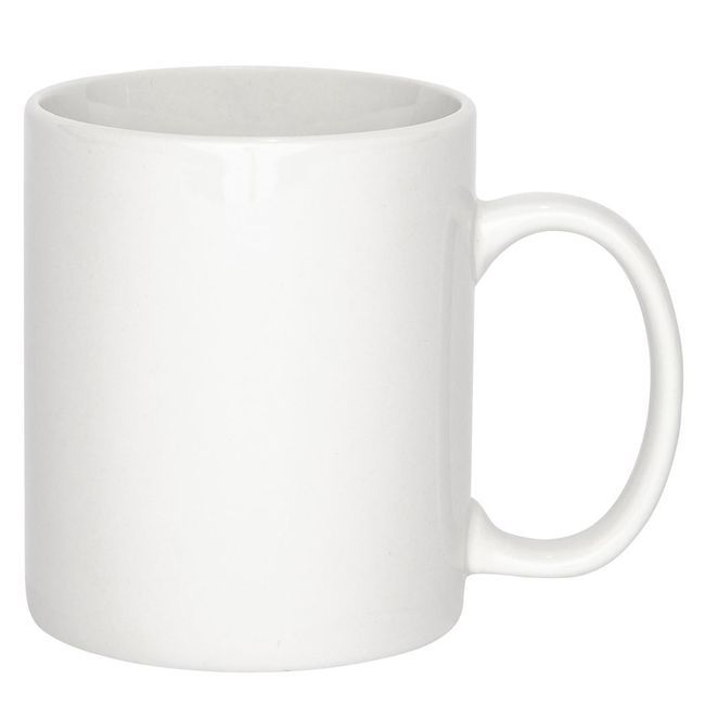 Browne Palm Porcelain White Mug, 11 Oz Capacity -- 36 Per Case