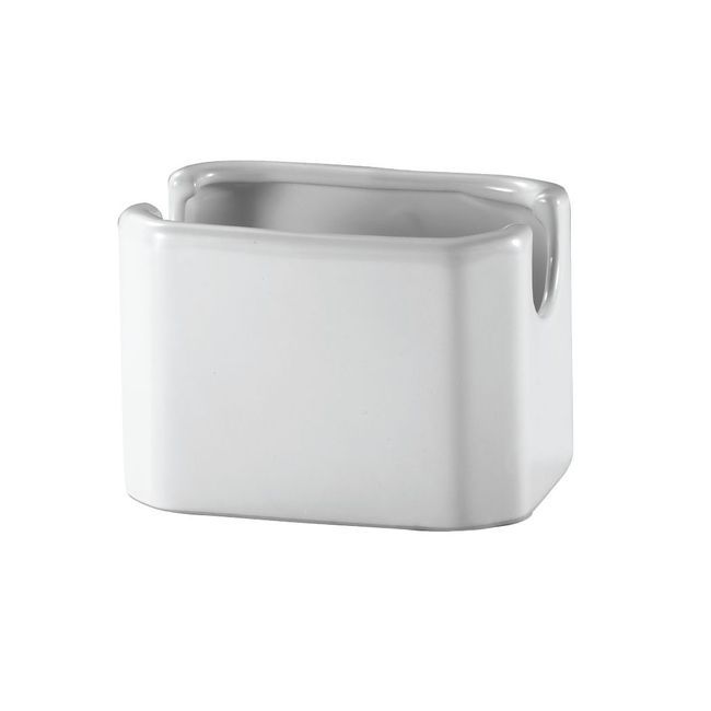 Browne Ceramic Sugar Pack Holder, 4 X 2.8 X 2.8 In