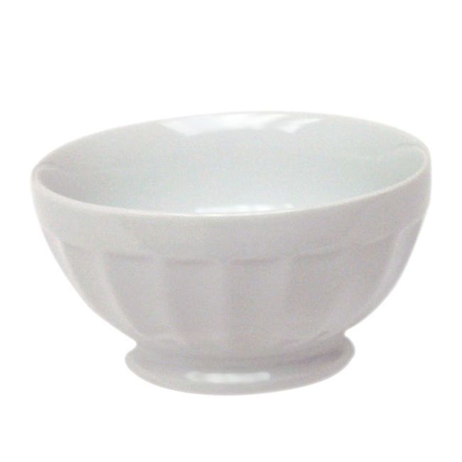 Browne Stoneware White Café Au Lait Bowl, 16 Oz Capacity