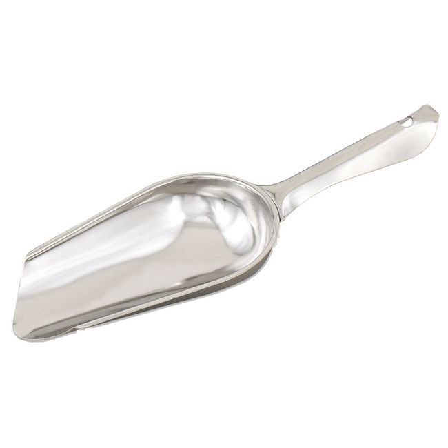Browne Stainless Steel Ice Scoop, 3.3 Oz Capacity