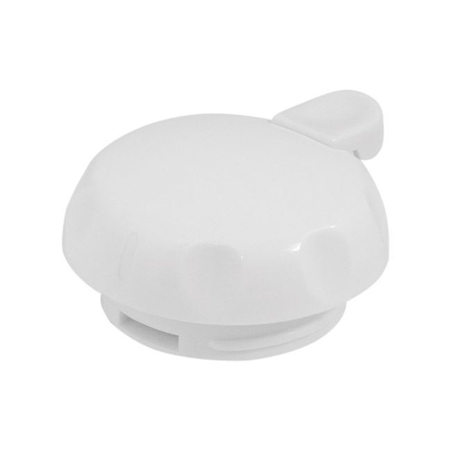 Browne White Swirl Insulated Beverage Server With Push Button, 20 Oz Capacity