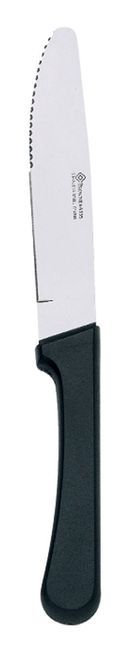 Browne Eldorado Stainless Steel Rounded Blade Steak Knife With Polypropylene Handle, 10 In -- 12 Per Case