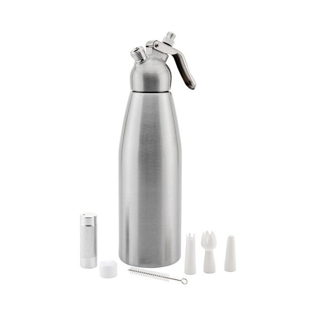 Browne Siphon À Crème En Aluminium, 1 Litre