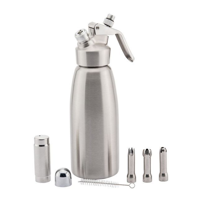 Browne Siphon À Crème En Acier Inoxydable, 0,5 Litre