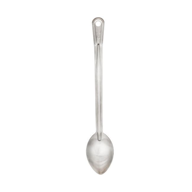 Browne Stainless Steel Heavy Duty Renaissance Curved Solid Serving Spoons, 13 In