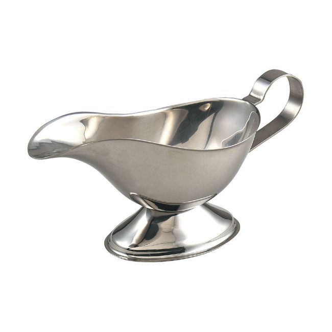 Browne Stainless Steel Gravy Boat, 5 Oz Capacity