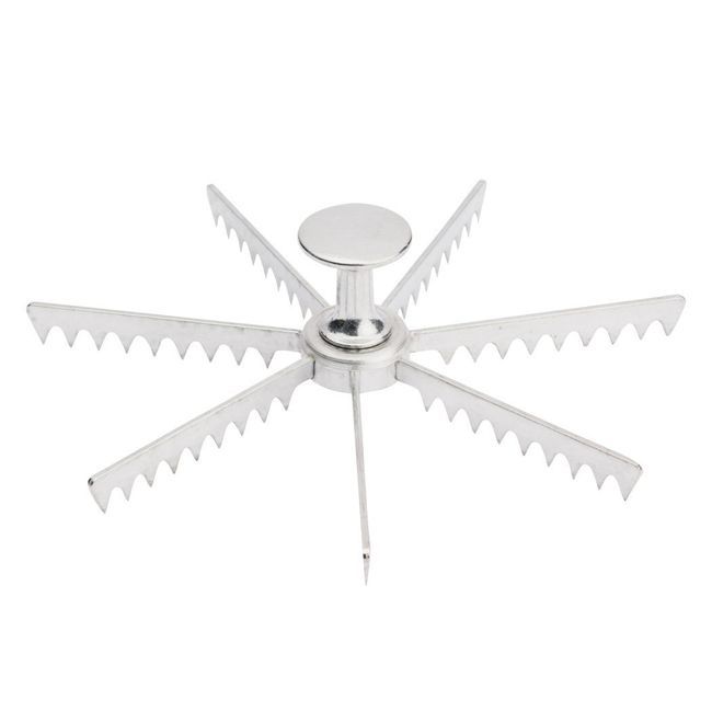 Browne Cast Aluminum 7 Cut Pie Marker