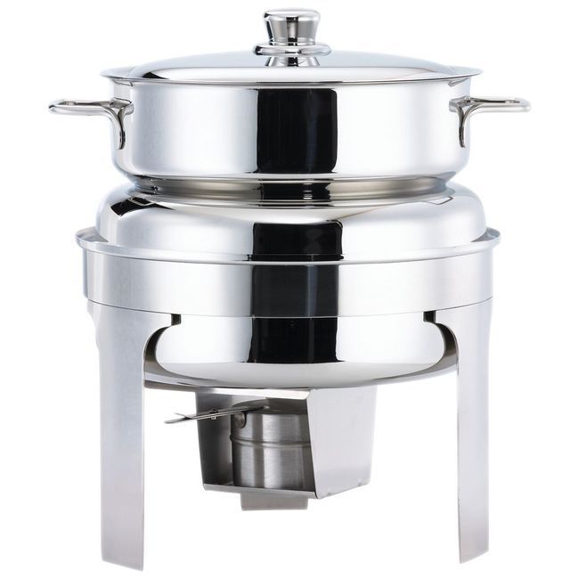 Browne Harmony Stainless Steel Soup Station, 10.5 Qt Capacity