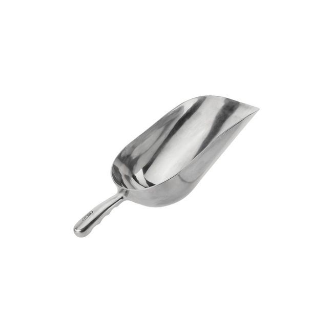 Browne Round Bottom Aluminum Scoop, 12 Oz Capacity