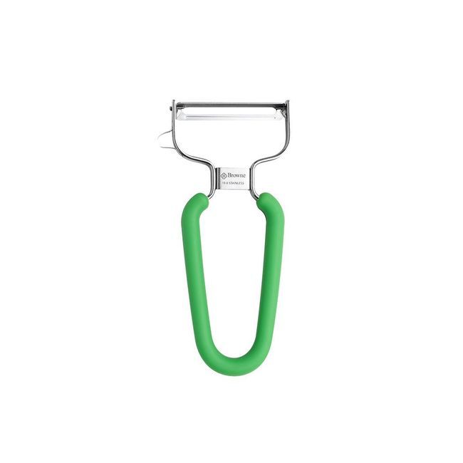 Browne Single Side Scalpel Blade Y Peeler With Green Handle, 4.8 X 2.2 X 0.4 In