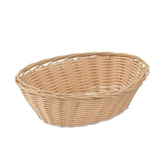 Browne Oval Bread Basket, 9 X 7 X 3 In