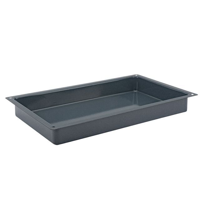 Browne Thermalloy Granite Enamel Steel Full Size Combi Oven Roast Pan, 20.75 X 12.75 X 2.5 In