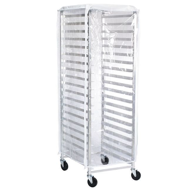 Browne Clear Rack Cover, 23 X 28 X 62 In