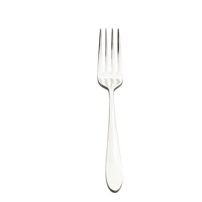 Browne Eclipse 18/10 Stainless Steel Mirror Finish Dinner Fork, 7.1 In -- 12 Per Case