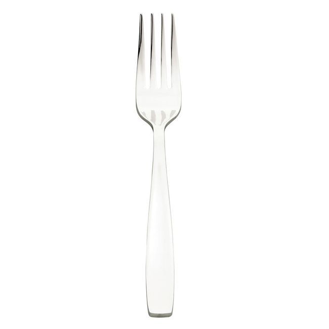 Browne Modena 18/10 Stainless Steel Satin Finish European Fork, 8.1 In -- 12 Per Case