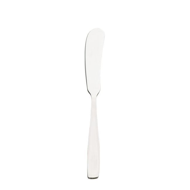 Browne Modena 18/0 Stainless Steel Satin Finish Bent Butter Spreader, 7 In -- 12 Per Case