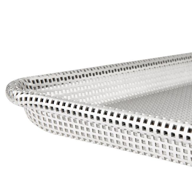 Browne Thermalloy Aluminum 16 Gauge Fully Perforated Full Size Bun Pan, 18 X 26 X 0.98 In
