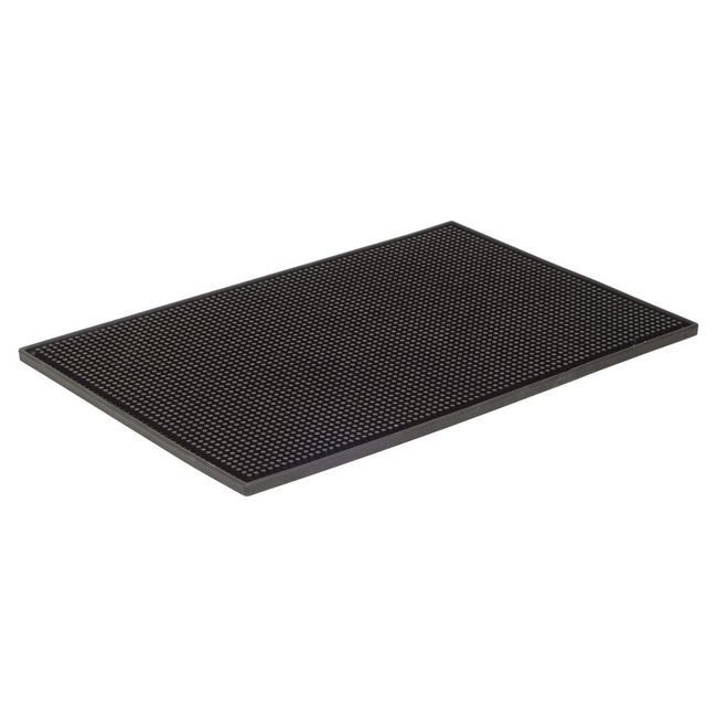 Browne Black Bar Mat, 18 X 12 In