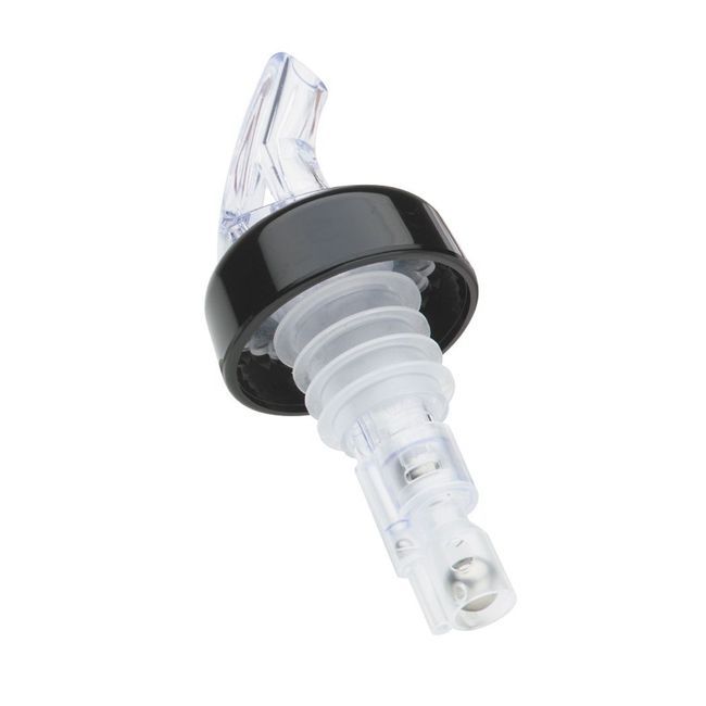 Sure Shot Clear Measured Liquor Pourer With Collar, 1 Oz -- 12 Per Case