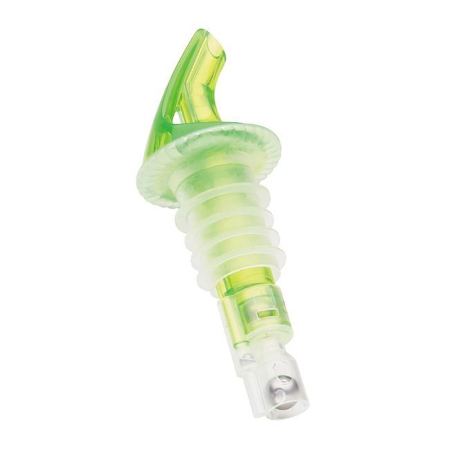 Sure Shot Green Measured Liquor Pourer Without Collar, 1 Oz -- 12 Per Case