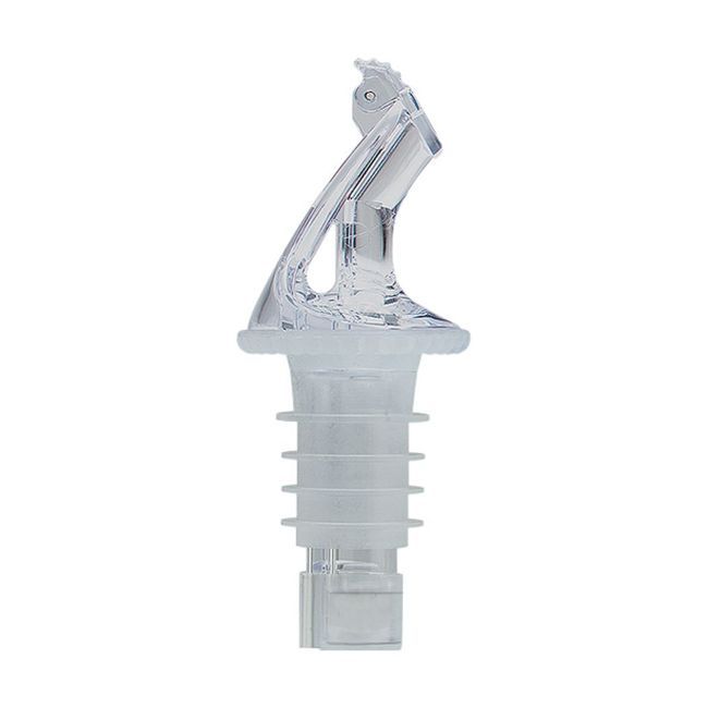 Sure Shot Clear Free Pourer Without Collar Flip, 1 Oz -- 12 Per Case