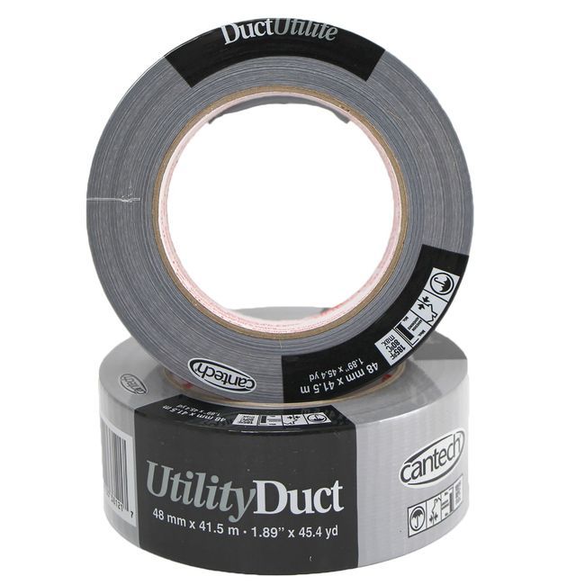 Cantech Ruban Adhésif Utilitaire Gris, 48 ​​mm X 41,5 M -- 24 Par Boîte