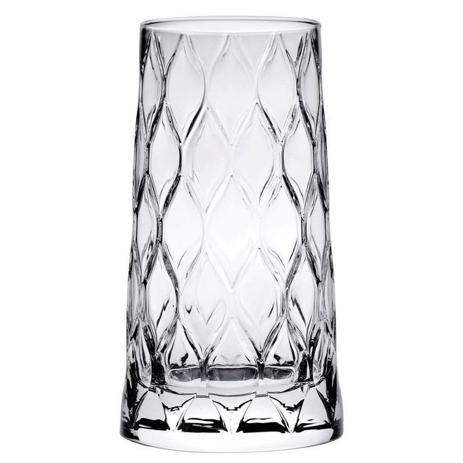 Pasabahce Leafy Long Drink Glass, 11.75 Oz -- 6 Per Case