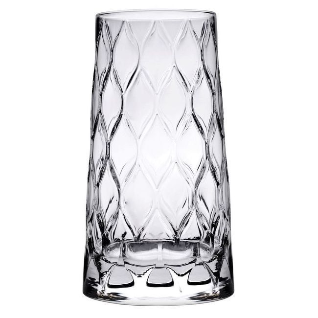 Pasabahce Leafy Long Drink Glass, 15.25 Oz -- 6 Per Case