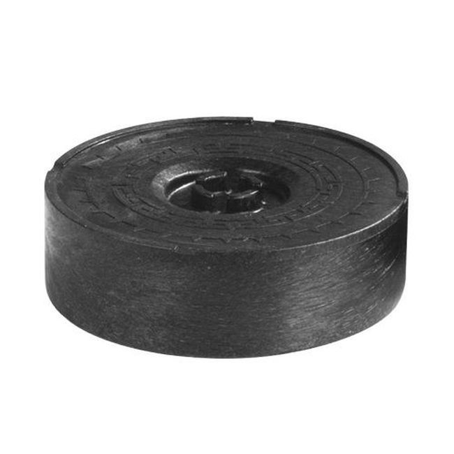 Carlisle 71303 Polypropylene Black Tortilla Server With Lid, 8 In Diameter