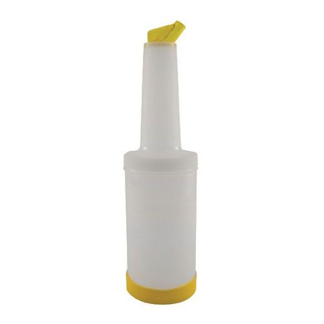 Carlisle Ps601n04 Store N Pour Polyethylene Yellow Cocktail Pourer, 1 Qt Capacity